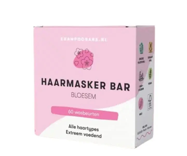Shampoo Bars Haarmasker Bar Bloesem