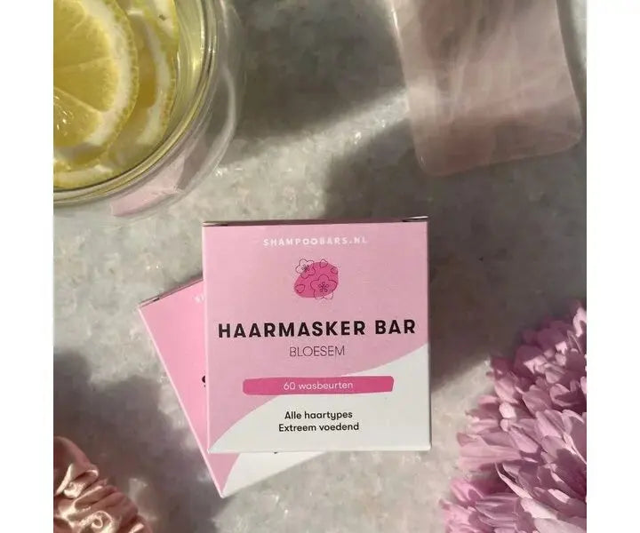 Shampoo Bars Haarmasker Bar Bloesem