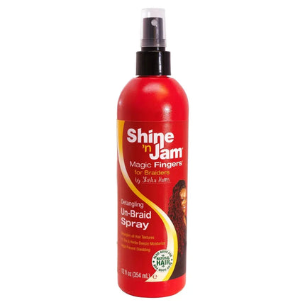Shine n Jam Magic Finger Unbraid Spray 12oz