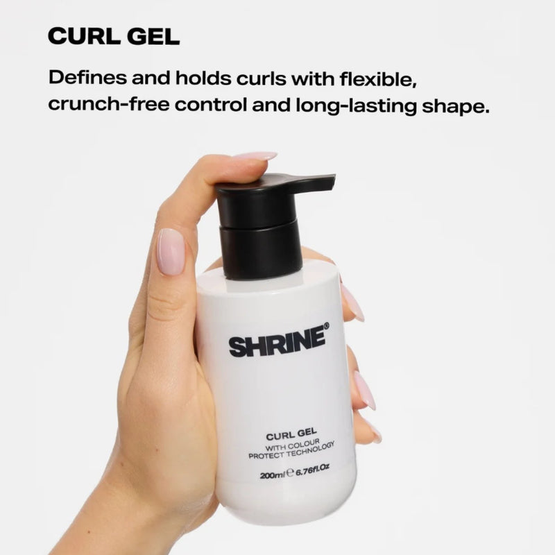 Shrine Curl Gel, stylinggel voor kruldefinitie en kleurbehoud, foto 3 van 6