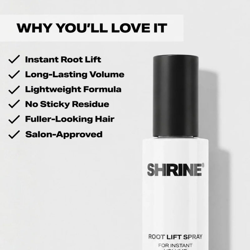 Shrine Root Lift Spray, styling spray voor volume en lift bij de haarwortels, foto 4 van 5