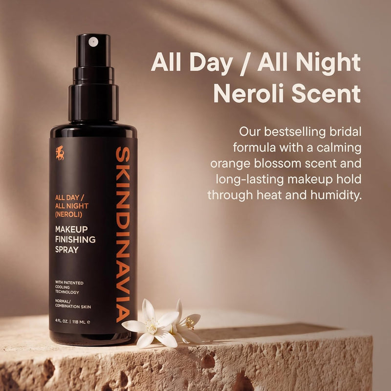 Skindinavia All Day/all Night Makeup Finishing Spray Neroli 236 ml.