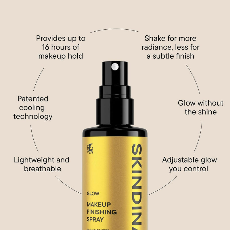 Skindinavia Glow Makeup Finishing Spray 118 ml.