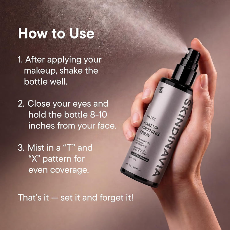 Skindinavia Matte Makeup Finishing Spray 236 ml.