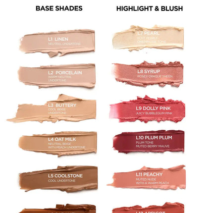 Sosu Cosmetics Complete Canvas Complexion Palette Light