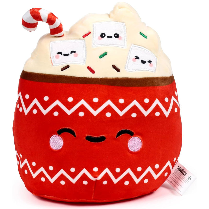 Squidglys Aspen the Hot Chocolate Foodiemals Plush, zachte knuffel in de vorm van een warme chocolademelk