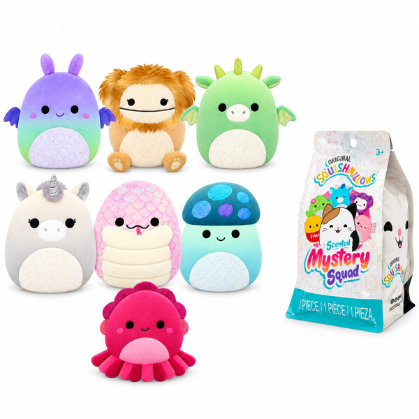 Squishmallows Little Plush 12,5 Cm Scented Mystery Bag, geurende pluchen knuffel in verrassingszak