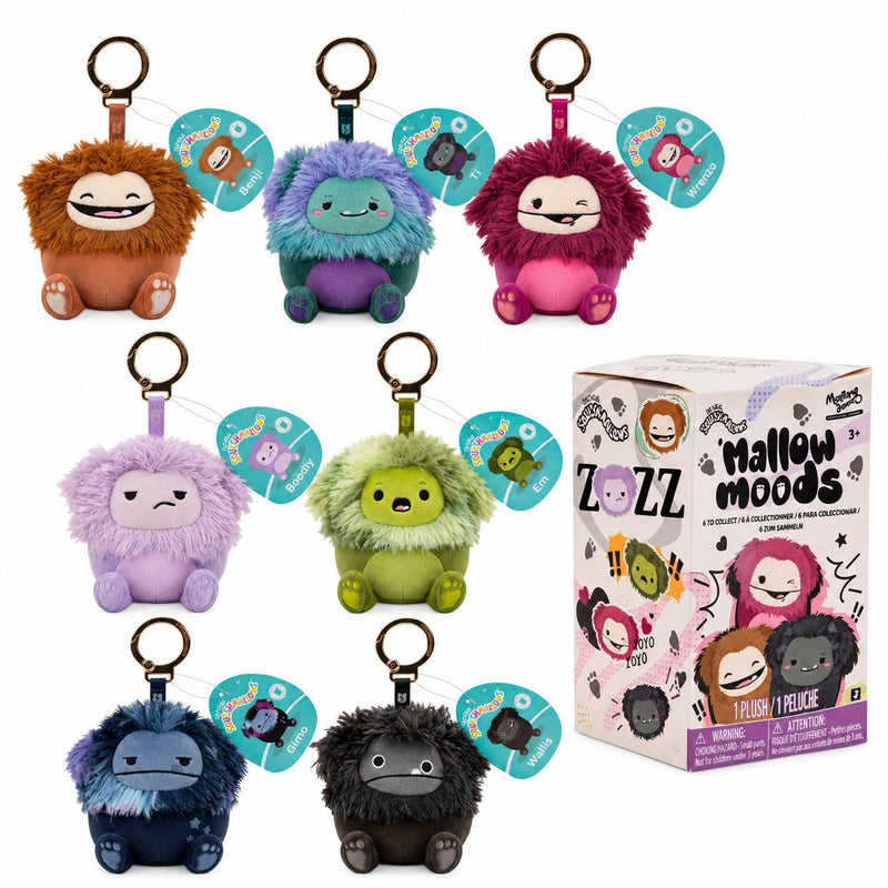 Squishmallows Little Plush Clip On Mallow Moods Mistery Box, verrassingsbox met mini-pluche