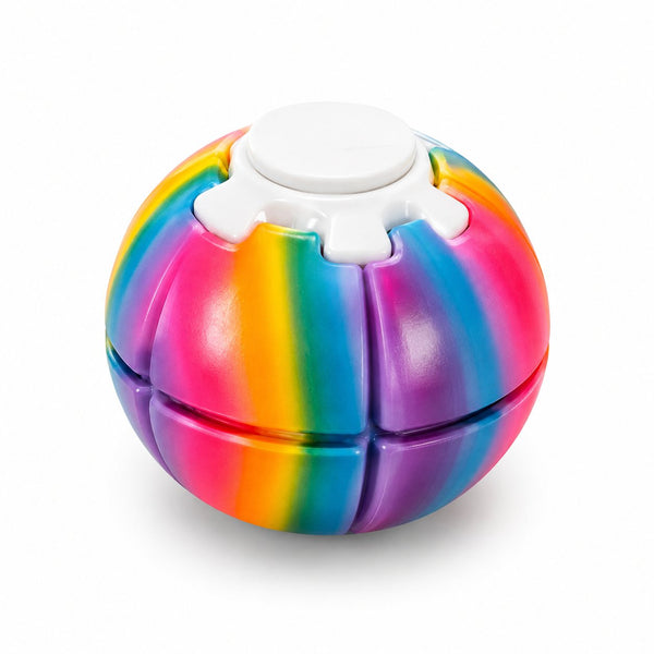 Fidget Spinner Ball Rainbow van Boozyshop, fidget toy om mee te friemelen