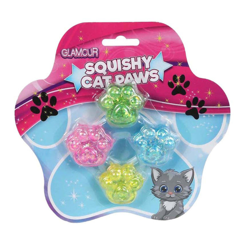 Squishy Glamour Mini Cat Paws Sugar Squishies 4pc 2