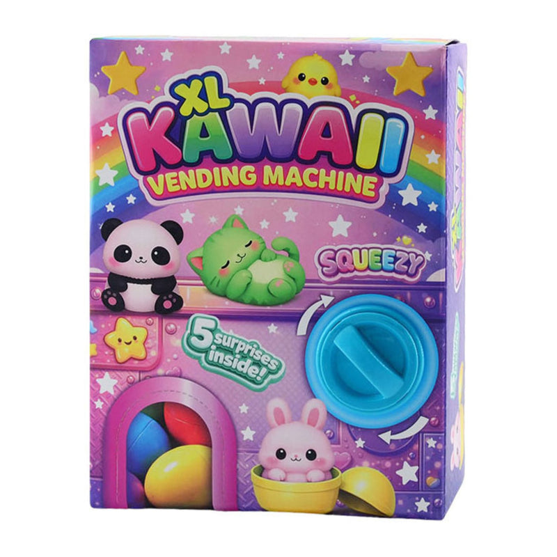 Squishy Kawaii Vending Machine Xll with 5 Squishies