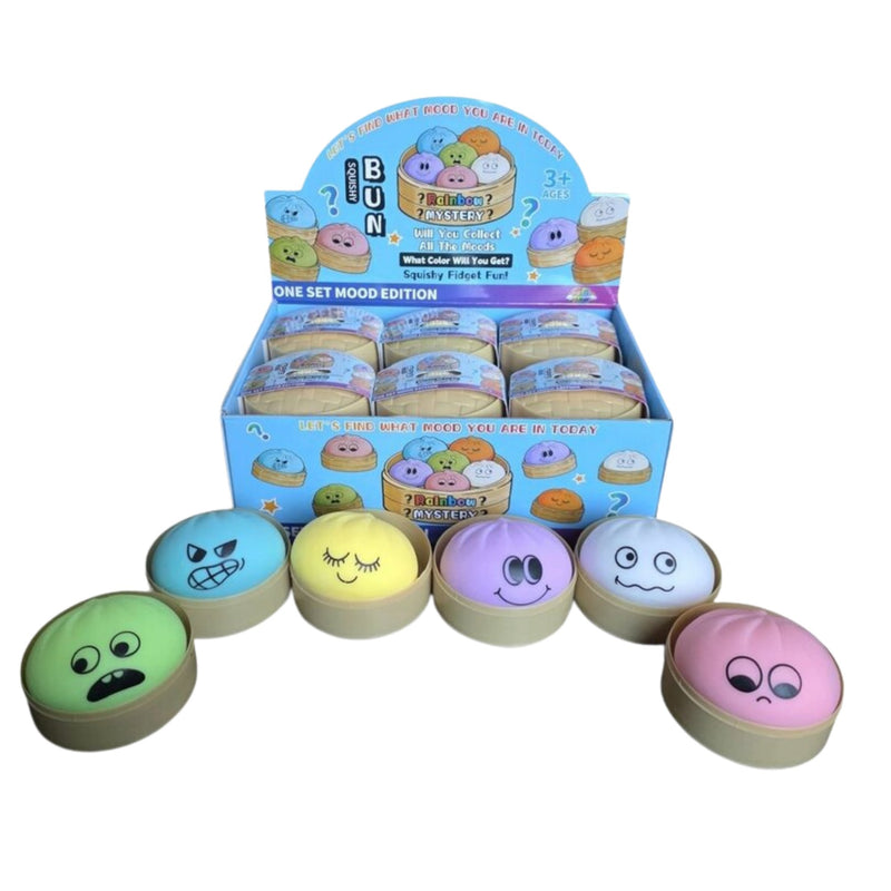 Squishy Mystery Dumpling Mood Squishy, zachte knijpbare stressbal, foto 2 van 2