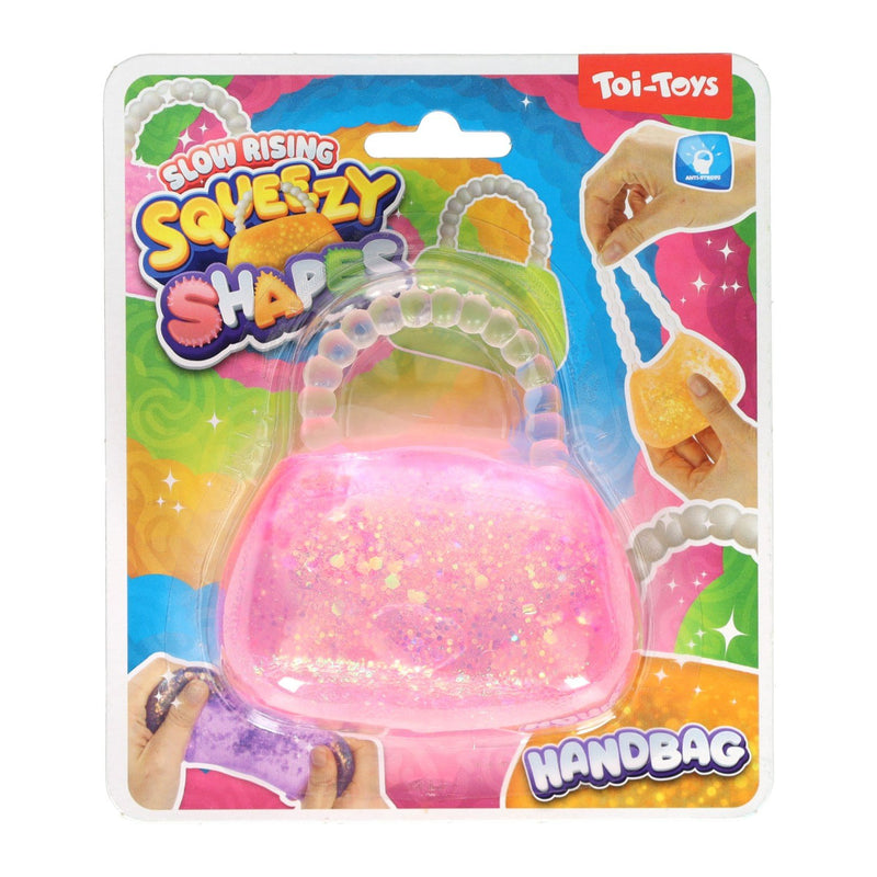 Squishy Mystery Glitter Handbag Squishy, stressverlichtend speelgoed