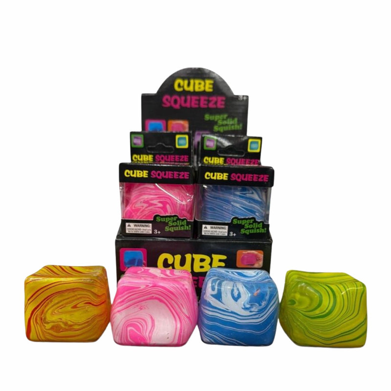 Squishy Mystery Painted Cube Squishy