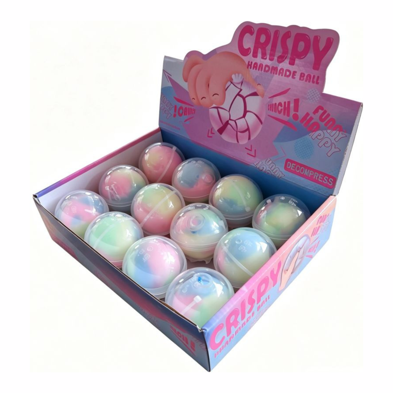 Squishy Mystery Rainbow Wax Cracking Ball Squishy 2