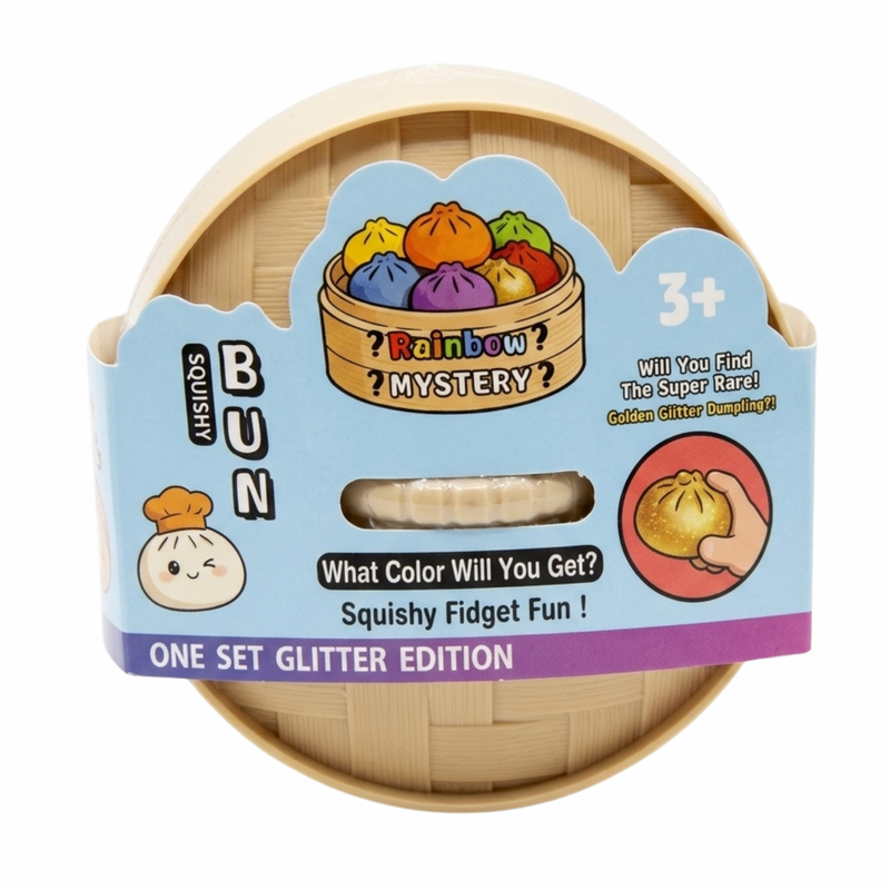 Squishy Mystery Squishy Glitter Bun Dumplings Small
