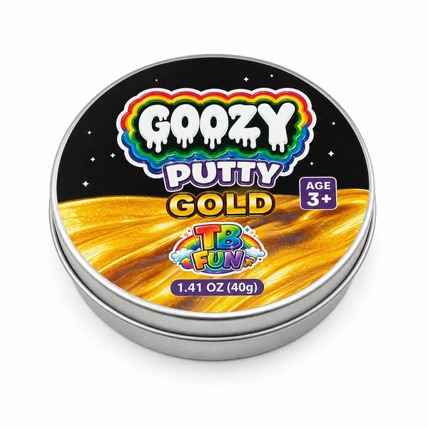 Putty Gold Edition van Boozyshop, fidget toy om mee te friemelen