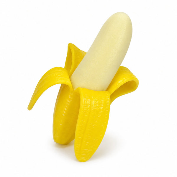 Stretchy Banana Squishy van Boozyshop, zachte squishy om in te knijpen