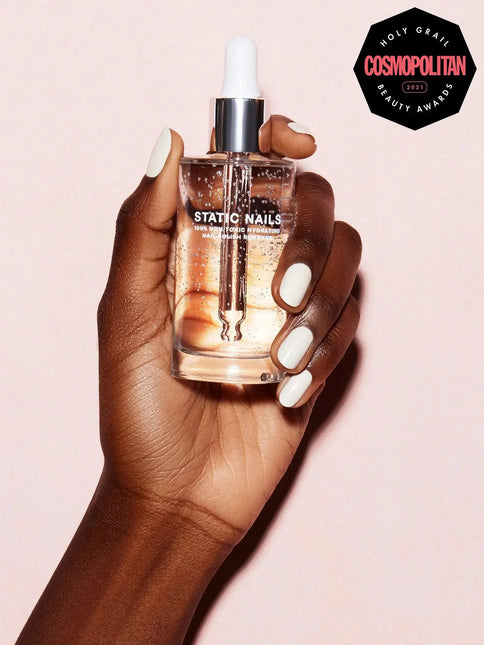 Static Nails 100% Non-Toxic, Odorless Polish & Pop-On Remover Clear