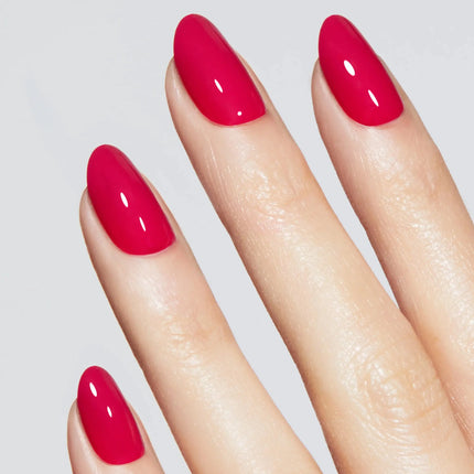 Static Nails Reusable Pop-On Manicure High-End Red Round