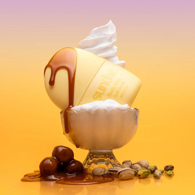 Sundae Body Mist Soft Serve, body mist met geur van karamel, pistache en vanille