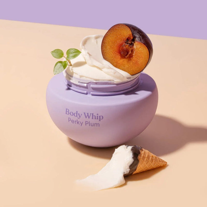 Sundae Body Whips Perky Plum, luchtige body butter met pruimengeur