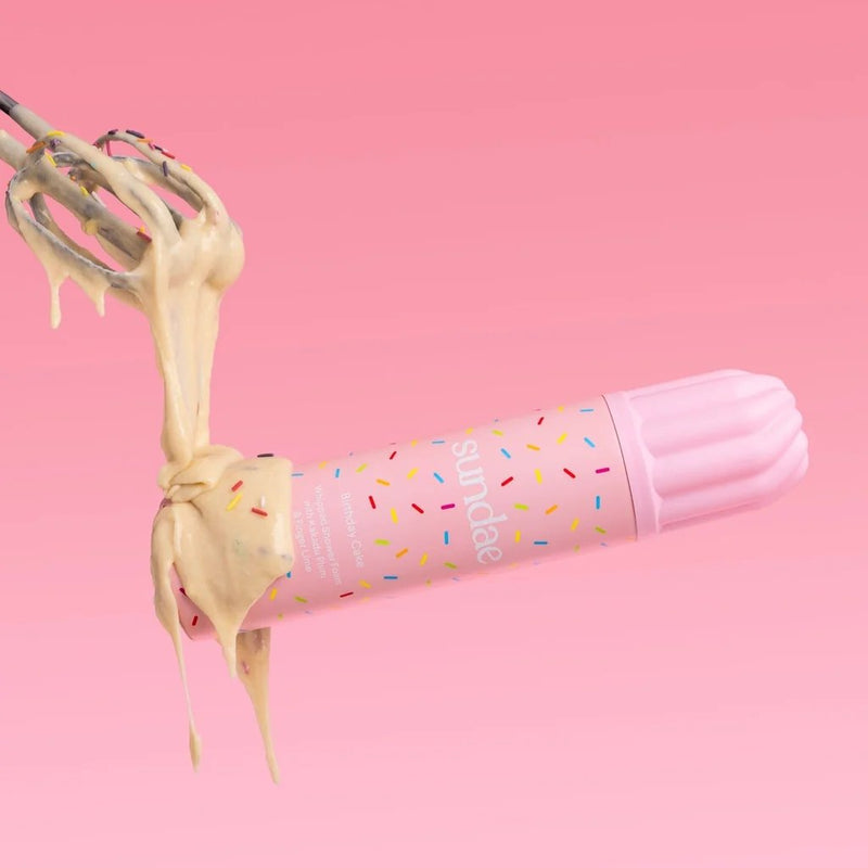 Sundae Whipped Shower Foam Birthday Cake, doucheschuim met verjaardagstaartgeur