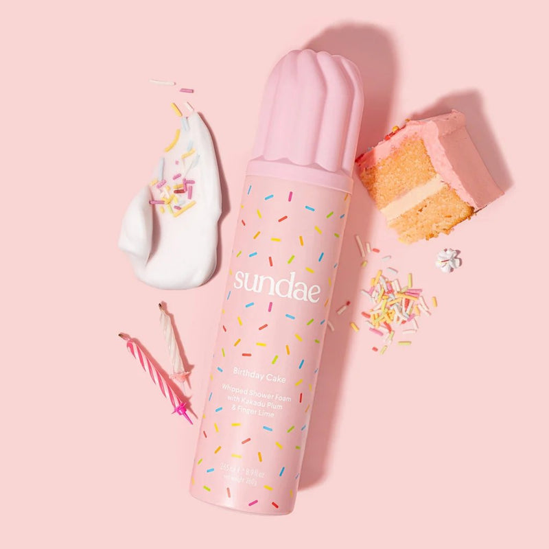 Sundae Whipped Shower Foam Birthday Cake, doucheschuim met verjaardagstaartgeur