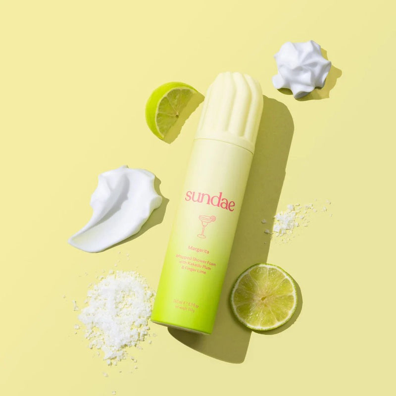 Sundae Whipped Shower Foam Margarita, luchtige body wash met margarita geur