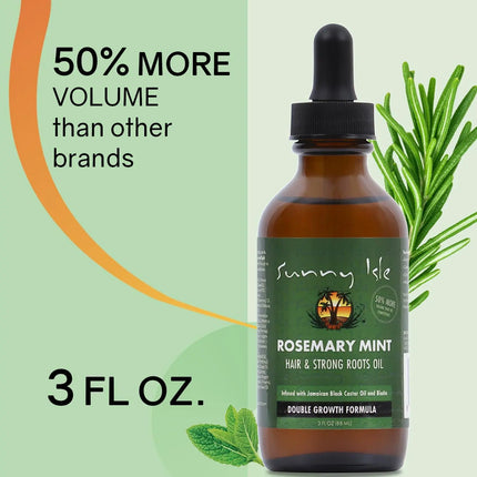 Sunny Isle Rosemary & Mint Hair Oil