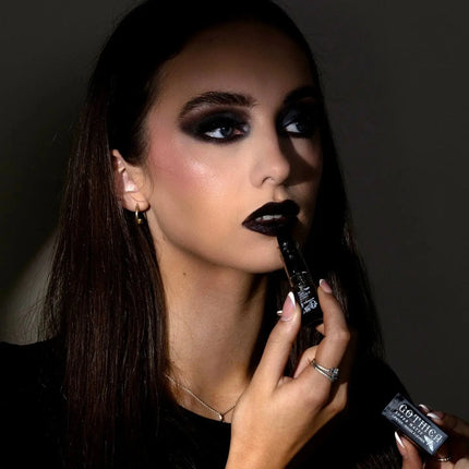 Technic Gothica Black Velvet Matte Black Lipstick