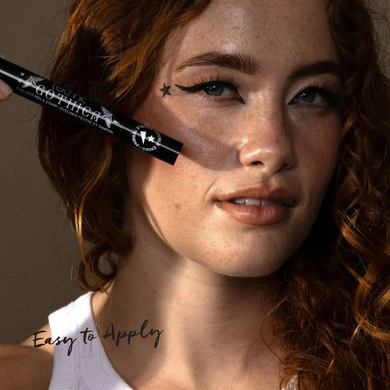 Technic Gothica Eyeliner Pen & Star Stamp Black