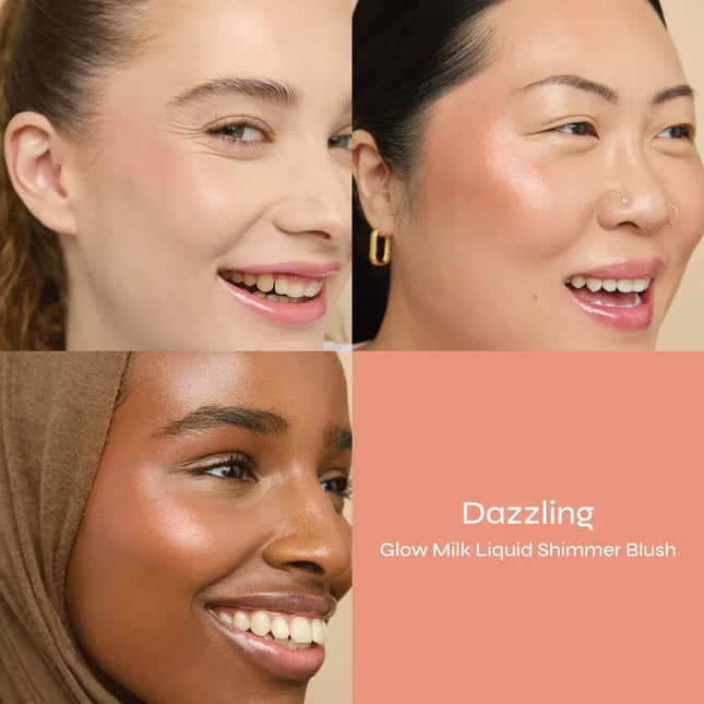 The Beauty Crop Glow Milk Liquid Shimmer Blush Dazzling