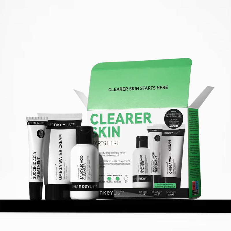 The Inkey List Clearer Skin Starts Here