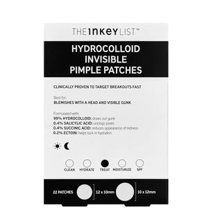 Patchs hydrocolloïdes invisibles pour boutons