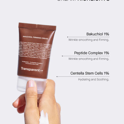 Transparent Lab Bakuchiol Firming Cream
