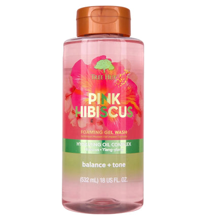 Tree Hut Foaming Gel Body Wash Pink Hibiscus