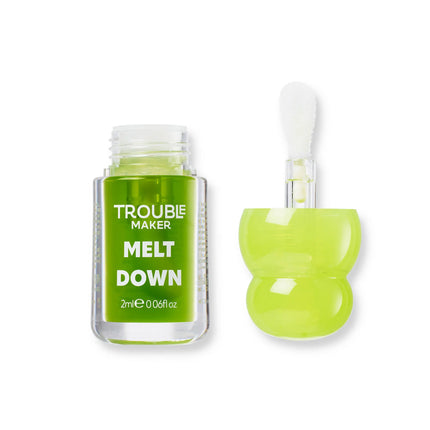 Trouble Maker Melt Down Lip Oil Dizzy Busy Green