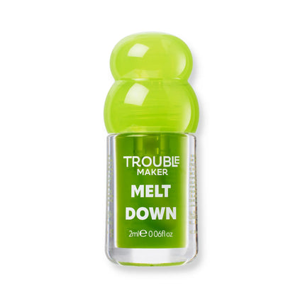 Trouble Maker Melt Down Lip Oil Dizzy Busy Green