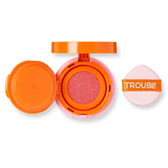 Trouble Maker Press Disco Cushion Highlight Funk Off Pink