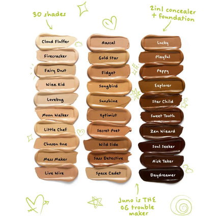 Trouble Maker Trouble Maker Juno Full Coverage Matte Foundation Sass Detective
