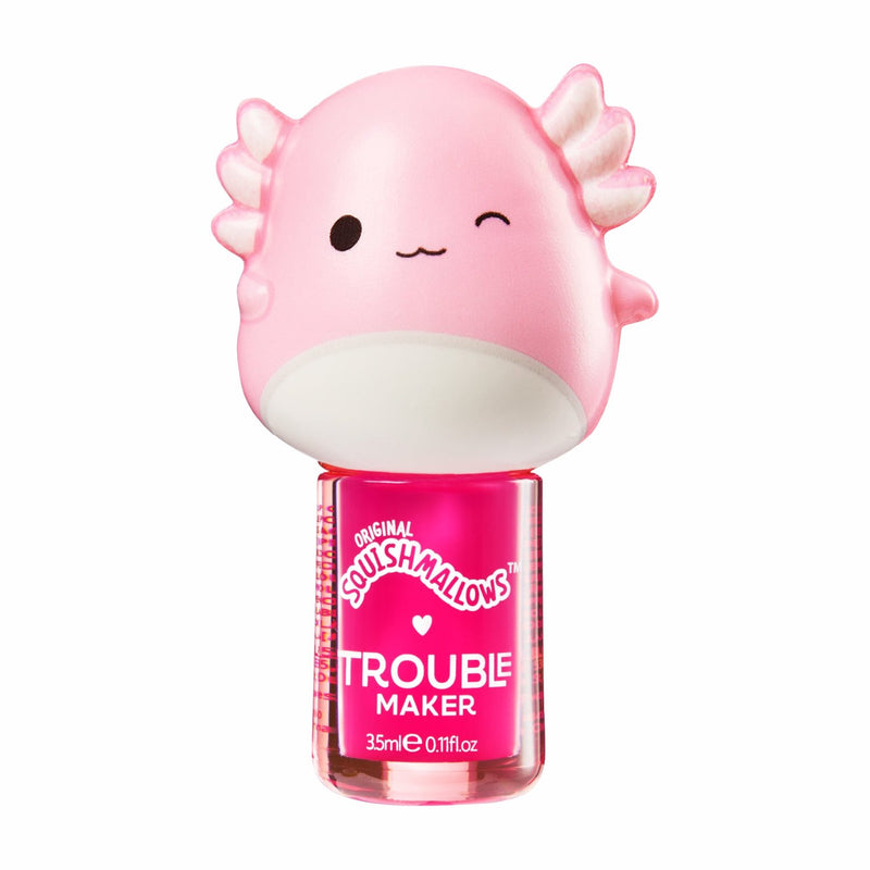 Trouble Maker X Squishmallows Archie The Axolotl Melt Down Lip Oil With Snug