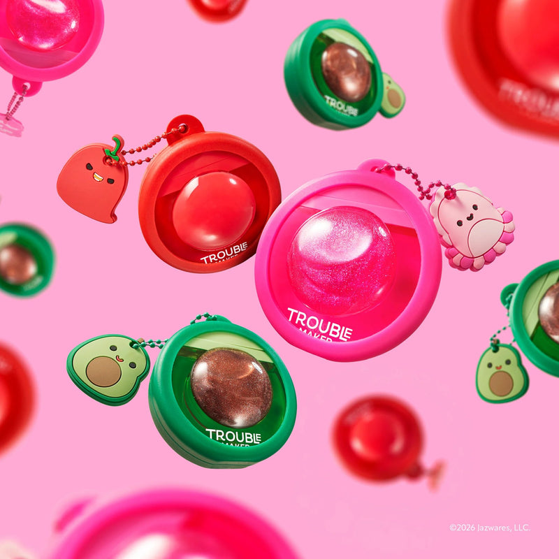 Trouble Maker X Squishmallows Christo The Chilli Plumping Red Bubble Trouble With Snug