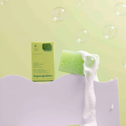 T.TAiO Esponjabon Aloe Vera 2-in-1 Soap And Sponge