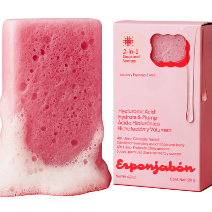 T.TAiO Esponjabon Hyaluronic Acid 2-in-1 Soap And Sponge