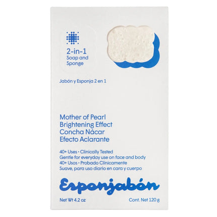 T.TAiO Esponjabon Mother Of Pearl 2-in-1 Soap And Sponge