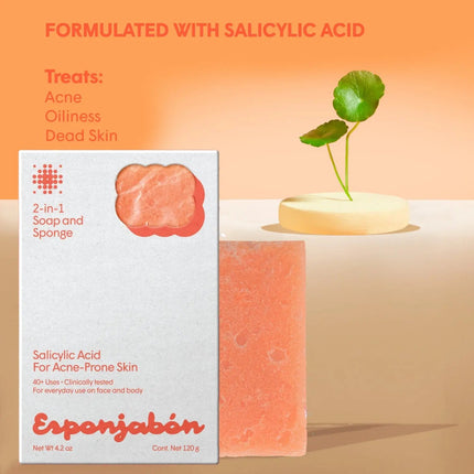 T.TAiO Esponjabon Salicylic Acid 2-in-1 Soap And Sponge