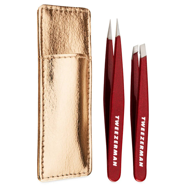 Tweezerman Vintage Rose Mini Set Tweezer with Case