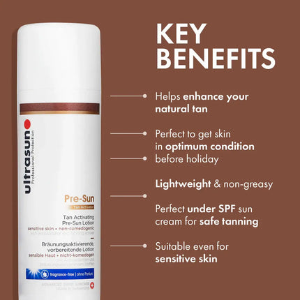 Ultrasun Pre-sun Tan Activator 100 ml.