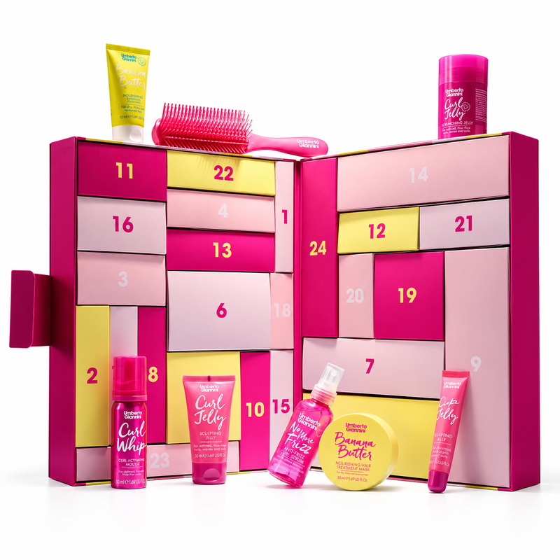 Umberto Giannini Curlcare Advent Calendar, adventskalender voor krullend haar